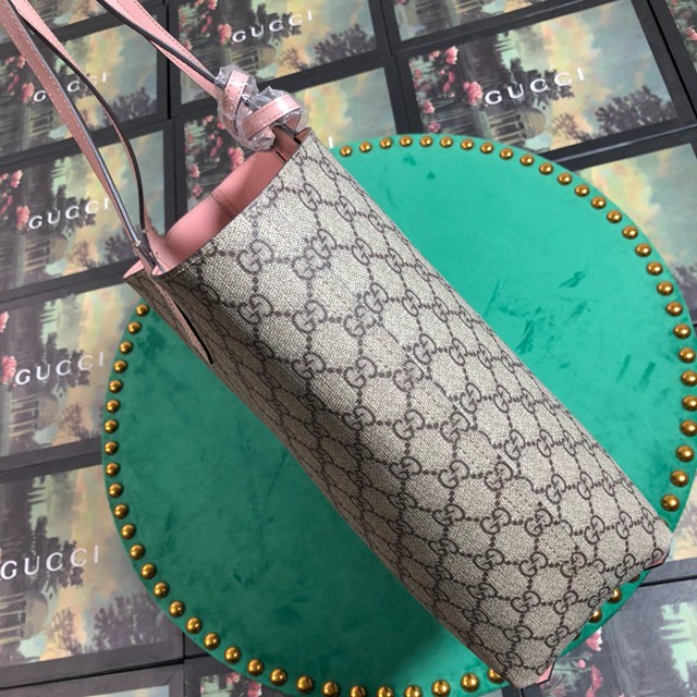 Gucci經典款女包 368568 古馳雙面中號購物袋 gucci肩背手腕包  gqy2105
